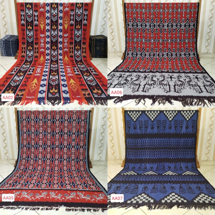 Kain Tenun Ikat Etnik Original Tenun Sumba