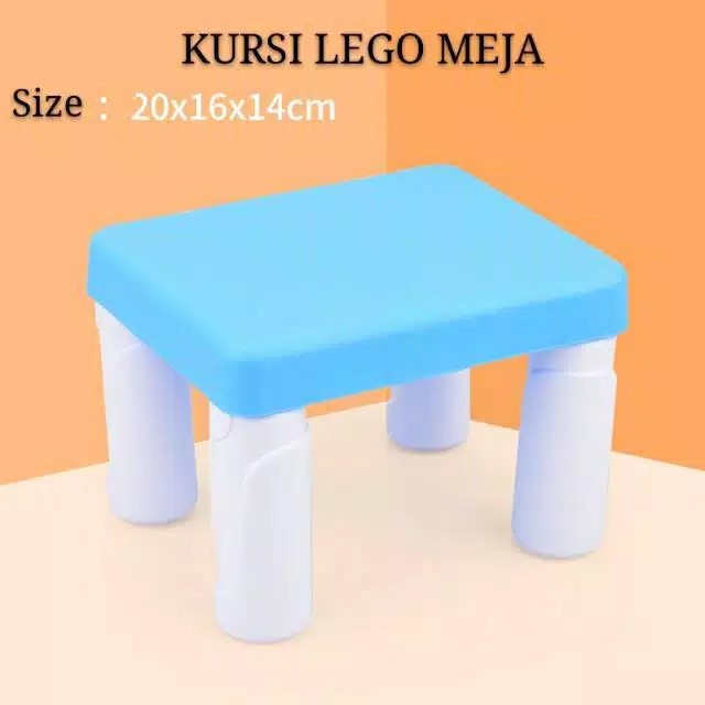 Mainan Anak Kursi Buat Extra Meja Building Block Duplo ~ LEGO MEJA