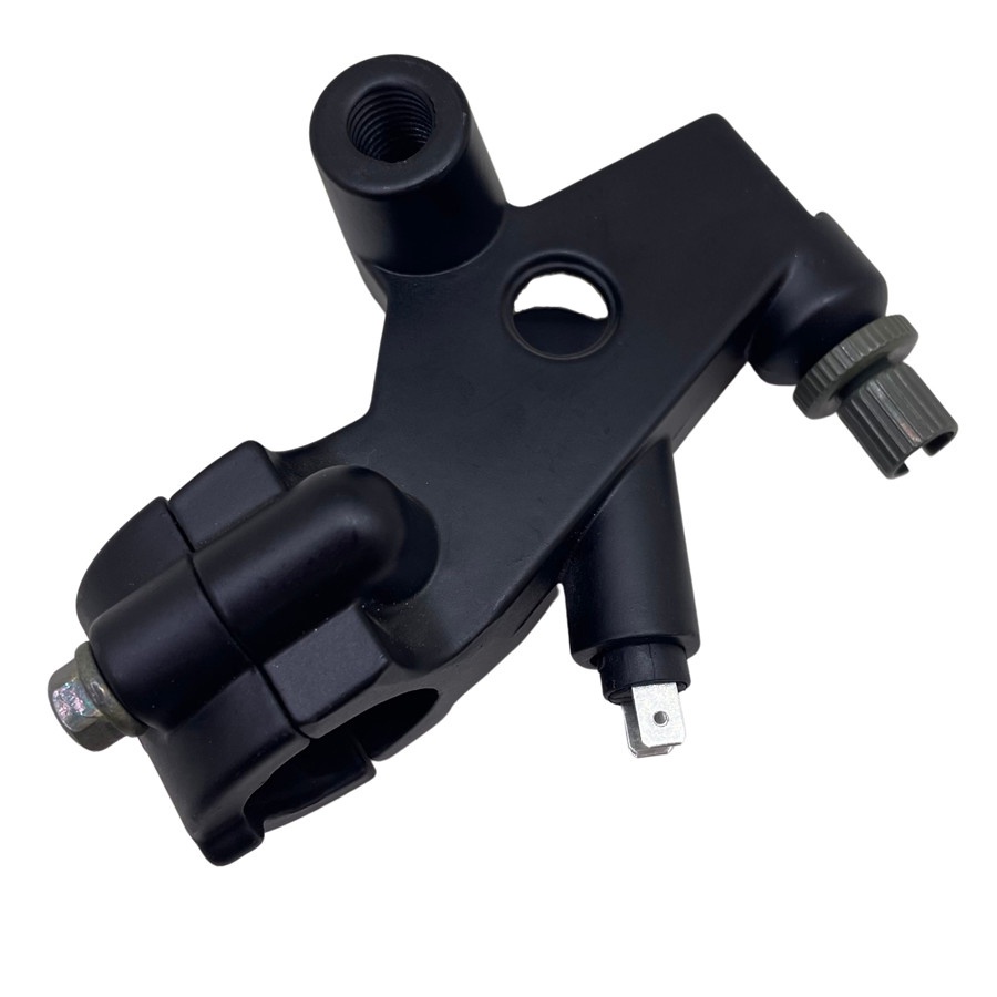 SALE 1PC Black Alloy Motorcycle Brake Clutch Levers Perch Bracket Handlebar Mirror Mount For Honda C