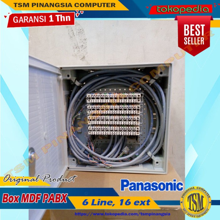 DISKON BOX MDF PABX / BOX TERMINAL KABEL TELEPON PABX TES824 / UNTUK PABX TES 824 READYY