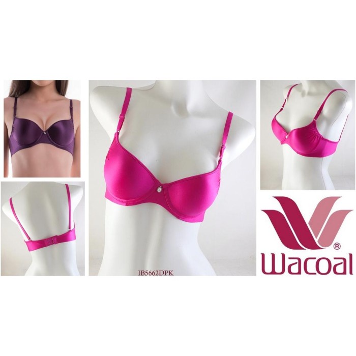 BERKUALITAS [ Big Promo ] Bra Wanita Wacoal Push Up Busa Tebal Kawat Cup 3/4 / Pakaian Dalam