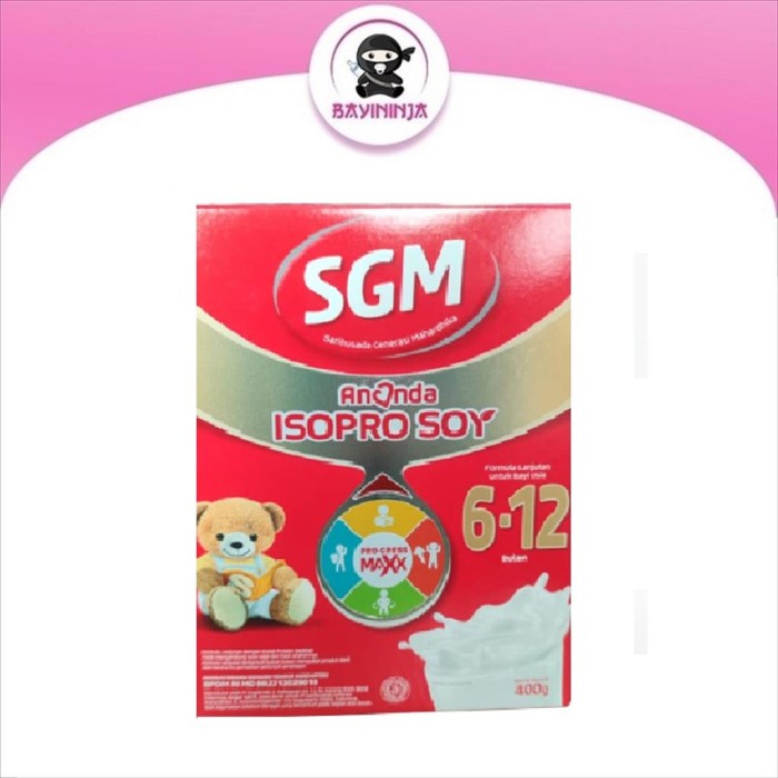SGM Ananda Soya 6- 12 Bulan Box 400 g SUSU FORMULA