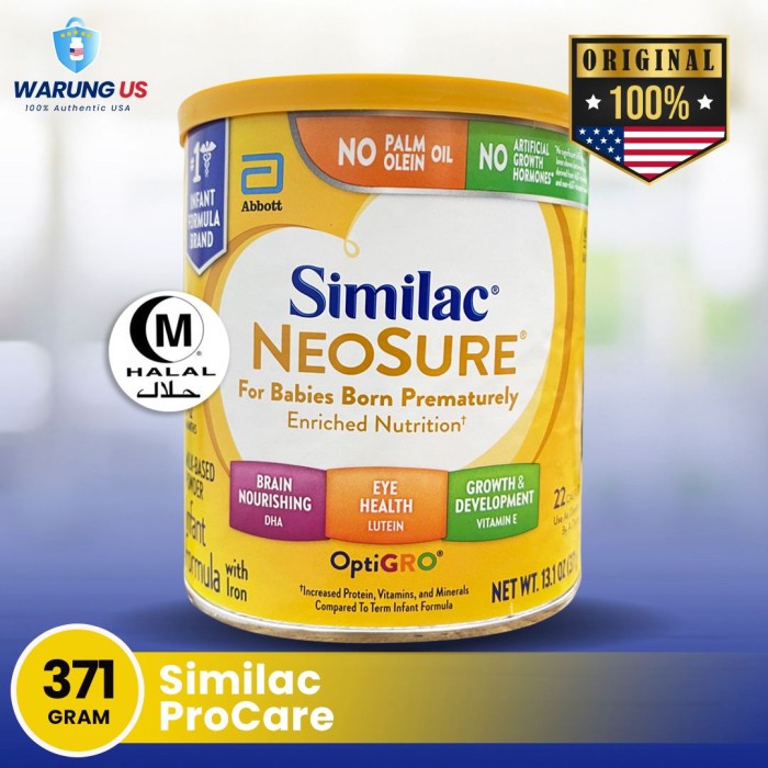 Susu Import Similac Neosure Bayi Prematur 371gr