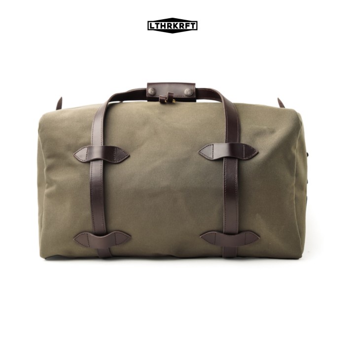 Tas Travel Kanvas Duffle Bag Lthrkrft