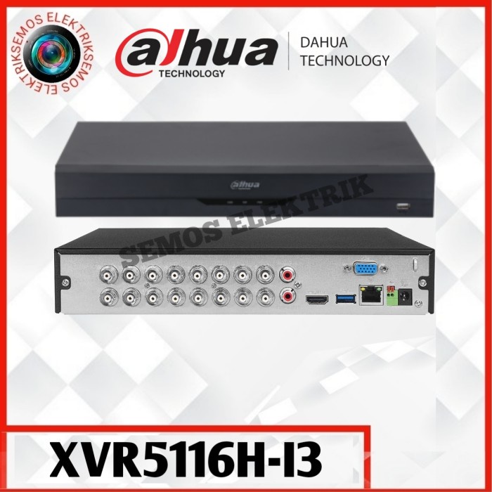 DVR DAHUA 16 5MP XVR5116H-I3 DVR 16 ANNEL 5MP Obral