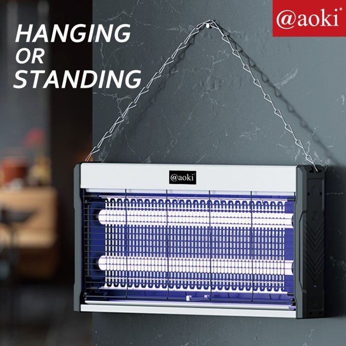 Aoki AK-872 Lampu UV Perangkap Nyamuk Lalat Laron Bug Zapper AK872