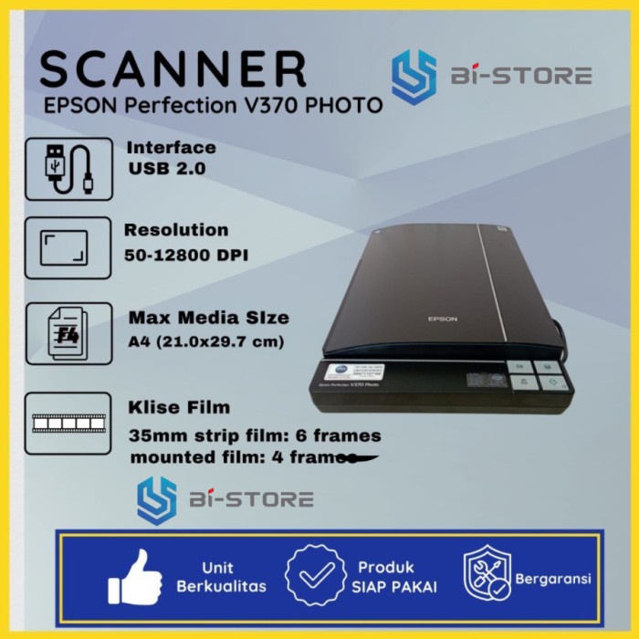 Scanner Epson Perfection V370 Photo Fungsi Normal