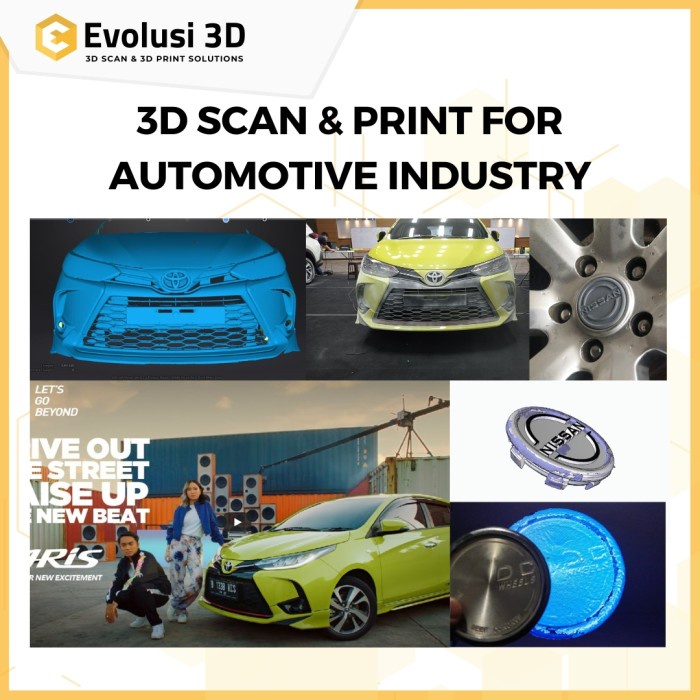 Jasa 3D Scan dan 3D Print for Automotive