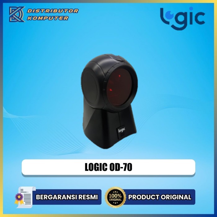 Logic OD-70 Barcode Scanner Otomatis Scan - 360 scan