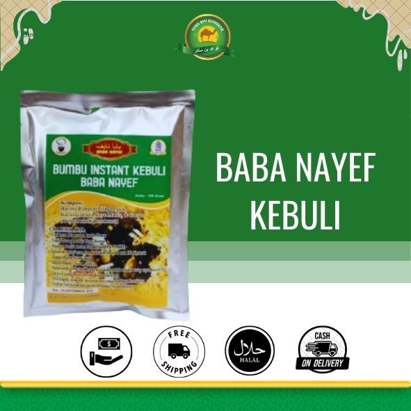 

EKSLUSIF Bumbu BABA NAYEF 100 GR Kebuli Briyani Mandhi Kasah Bukhori Original