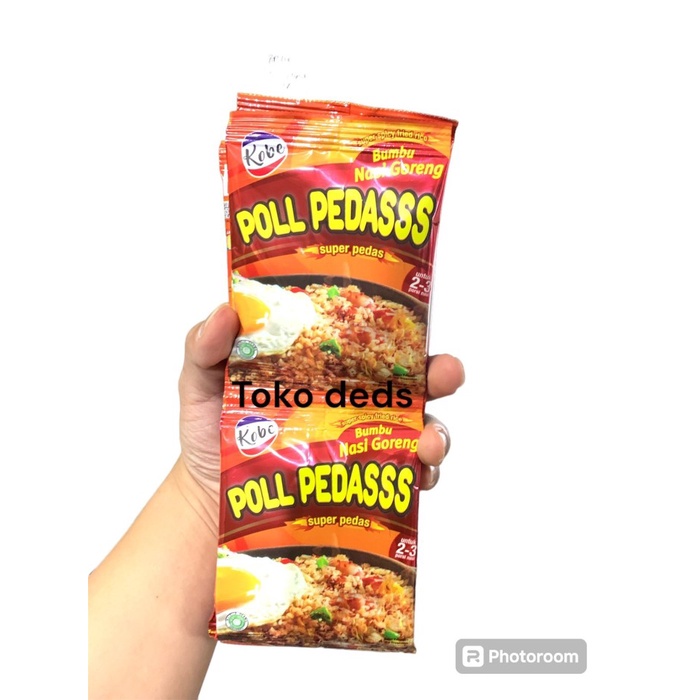 

PROMO KOBE BUMBU NASI GORENG POLL PEDASSS/ 1RENCENG