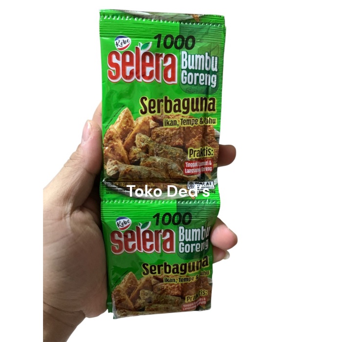 

TERJAMIN kobe selera BUMBU GORENG SERBAGUNA 1renceng 10sachet