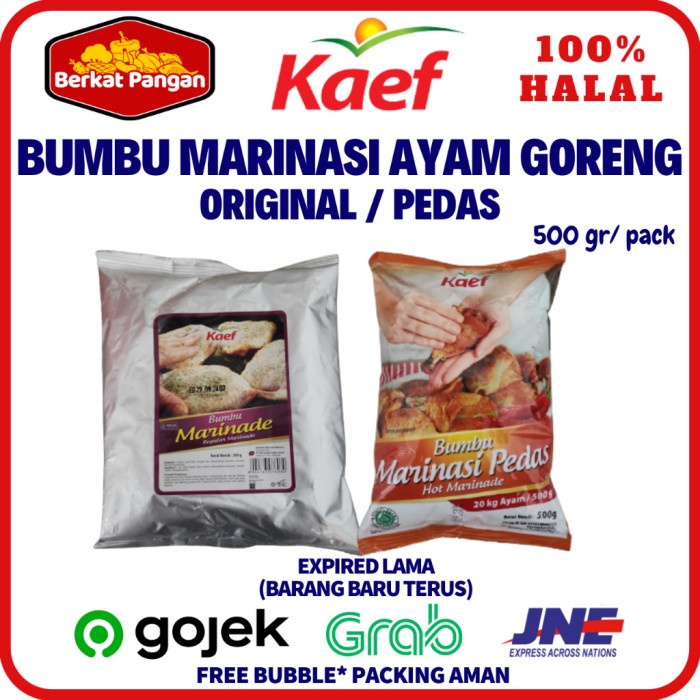 

PROMO KAEF Hot Marinade (Bumbu Marinasi Pedas)/Bumbu Marinasi Original 500gr