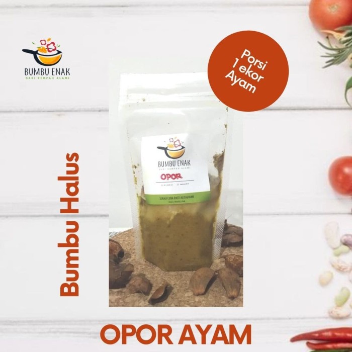 

FREE ONGKIR Bumbu Halus Opor Ayam Porsi 1 Ekor Ayam Fresh, Praktis, Enak
