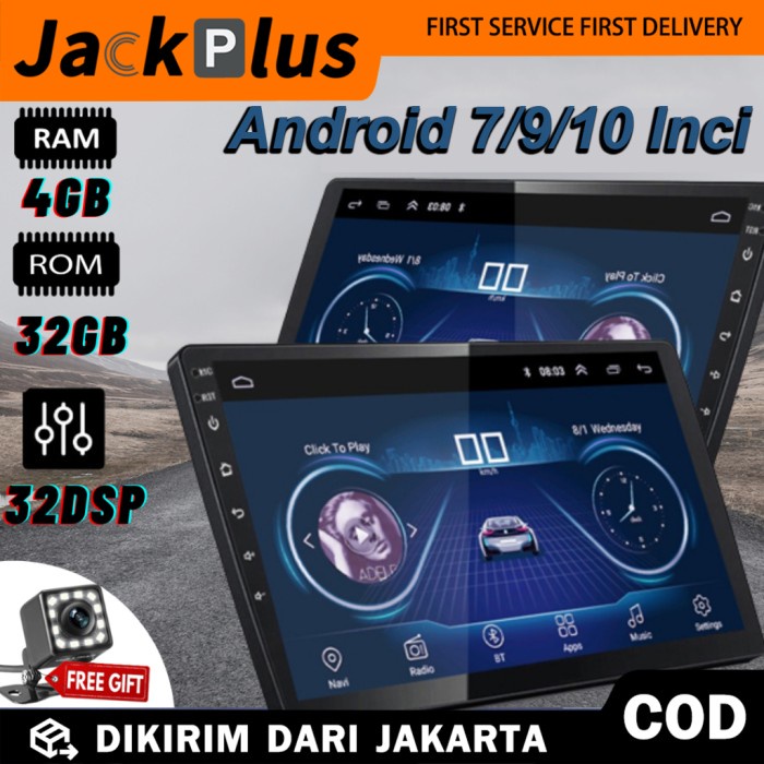 Android 9 Inch Head Unit Tape Mobil Bluetooth Double Din Head Unit