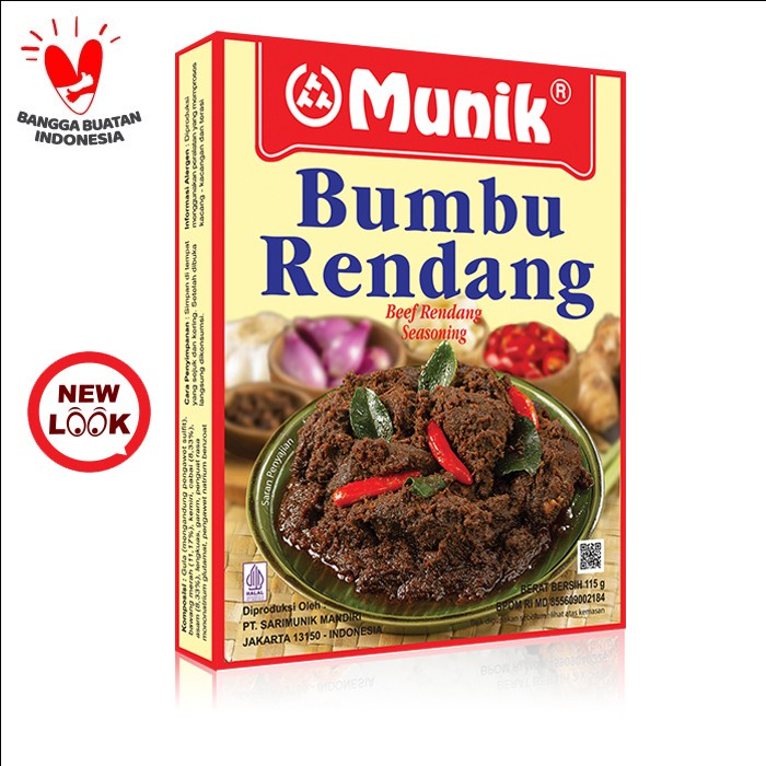 

BIG SALE Bumbu Rendang Munik - 115 gr