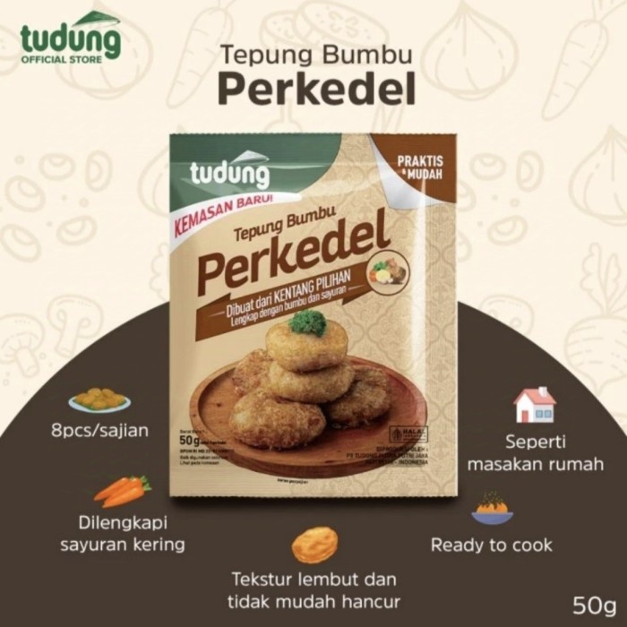 

TERMURAH TUDUNG Tepung Bumbu Perkedel 50gr