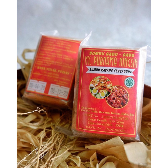 

STOK TERBATAS Bumbu Kacang Serbaguna Ny. Purnama Ningsih