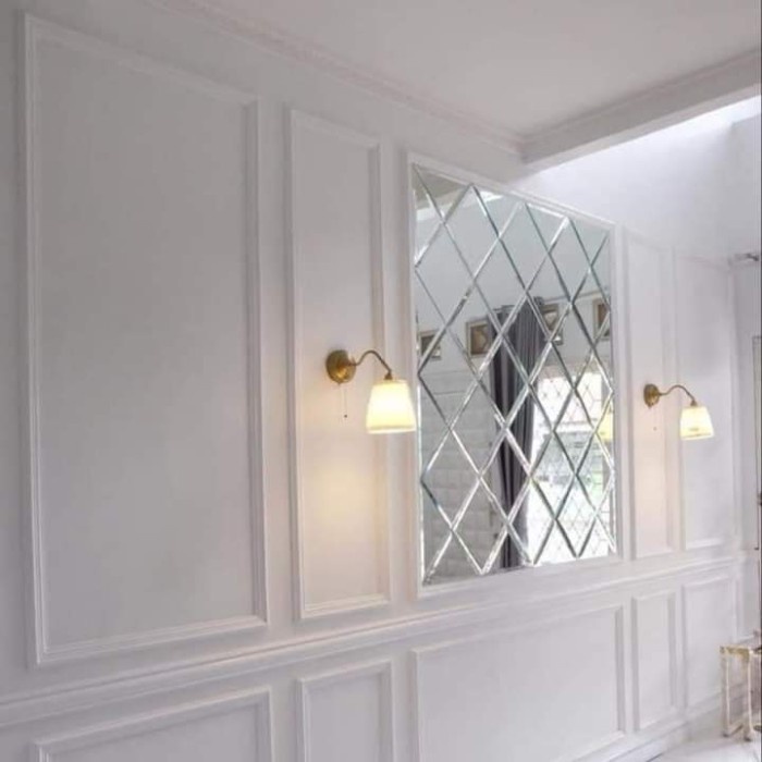 STOK AMAN LIST MOULDING WALL LIST PROFILE KAYU DINDING KODE 1123