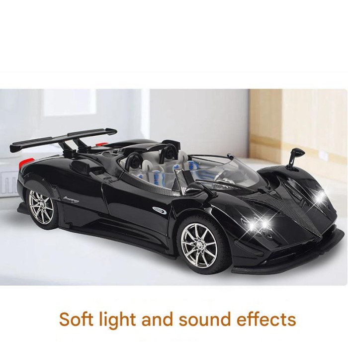 SALE  DIECAST PAGANI ZONDA HP BARCHETTA 1:24 PAJANGAN MAINAN HADIAH WITH LIGHT SOUND & PULLBACK
