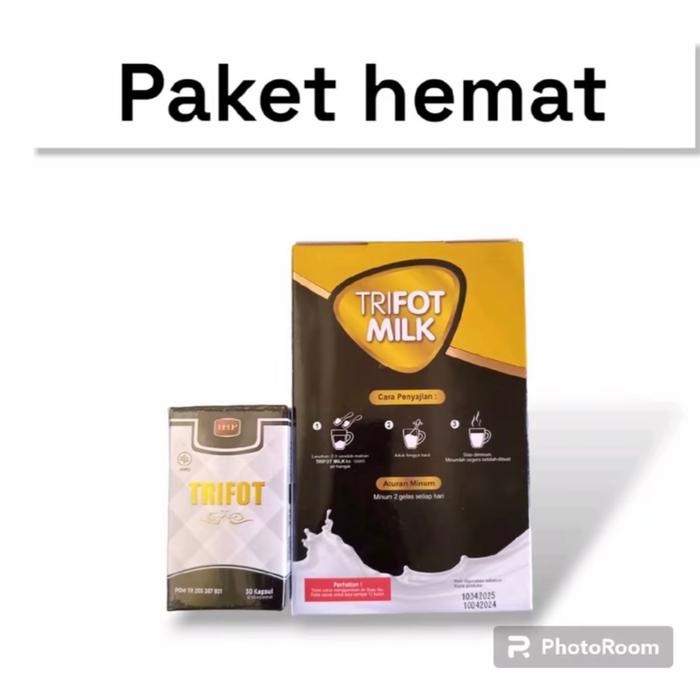 

terbaru !!! paket bundling trifot milk susu tinggi protein bpom halal ready