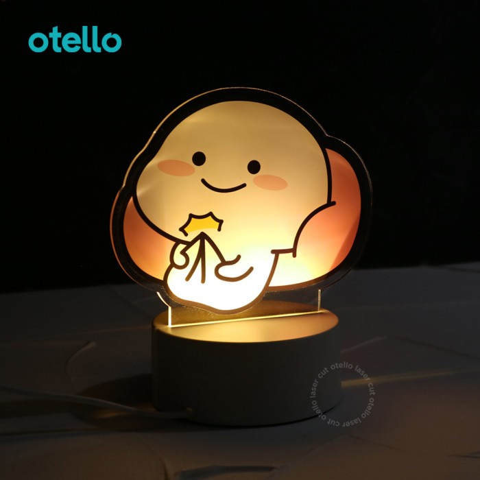 Terlaris Acrylic Night Lamp Pentol Lampu Tidur LED Hias Akrilik Lucu Karakter SALE