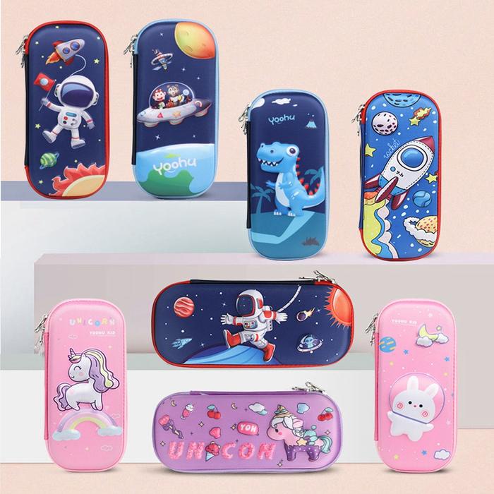 

JTTOP" BISA COD S5626 KOTAK PENSIL / TEMPAT PENSIL ANAK GAMBAR 3D BAHAN EVA ANTI AIR / TEMPAT PENSIL
