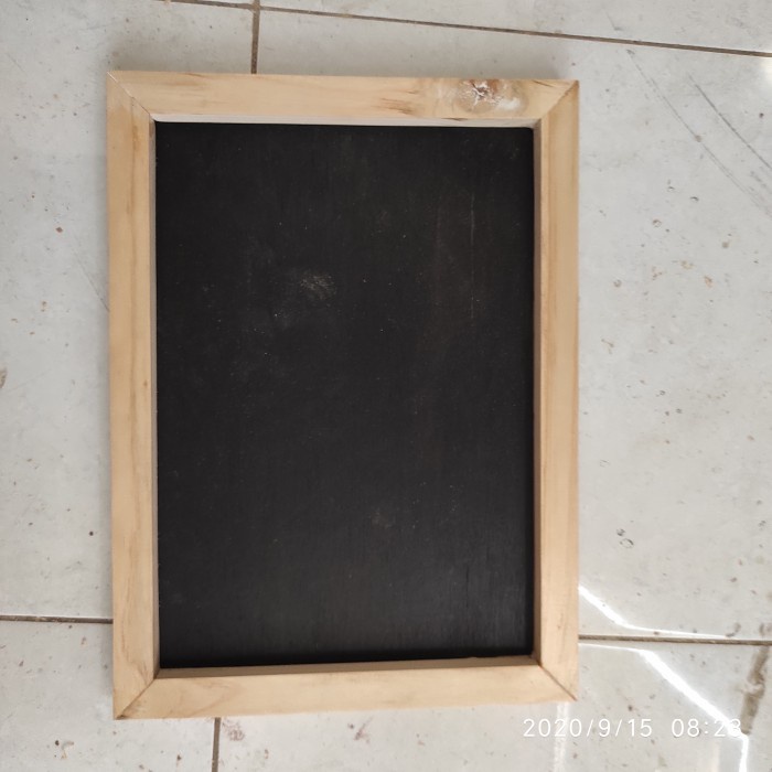 

JTTOP" PAPAN TULIS KAPUR CHALKBOARD TULIS ANAK ANAK KAFE PREWED UKURAN 30X40