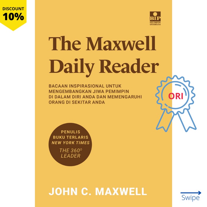 

SALE !!! BUKU THE MAXWELL DAILY READER - JOHN C. MAXWELL READYY
