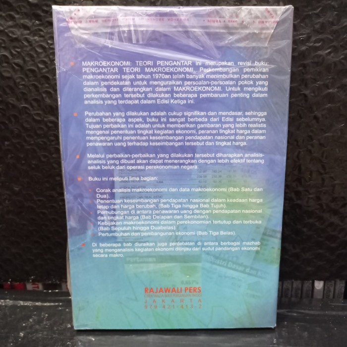 

SALE !!! BUKU MAKROEKONOMI TEORI PENGANTAR. EDISI 3. BY. SADONO SUKIRNO READYY