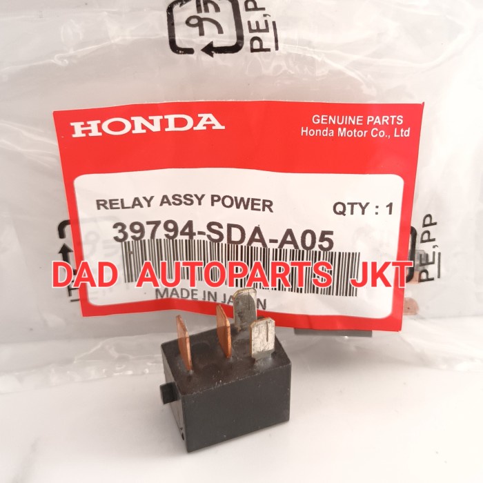 Best Seller Relay Ac Rellay Ac Honda Jazz Crv Civic 12V Original Asli