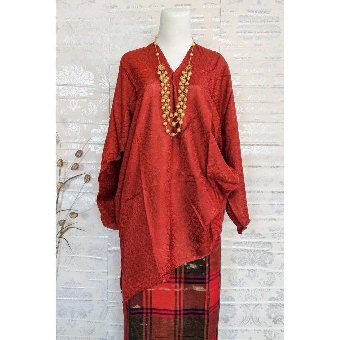 OBRAL baju bodo adat makassar 1 paket baju bodo sarung adat bugis makassar