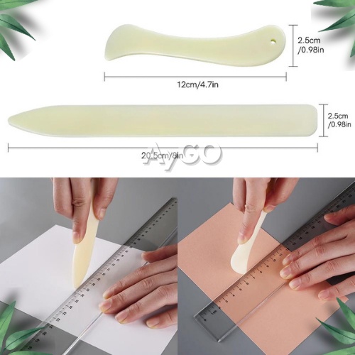 

Gratis Ongkir 2Pcs/Set Bone Folder Alat Pelipat Kertas , Creaser, Scoring Tool