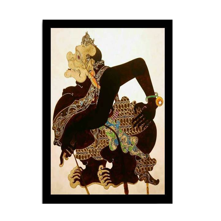 Discount Hiasan Dinding Wayang Semar Poster Kayu Wall Decor