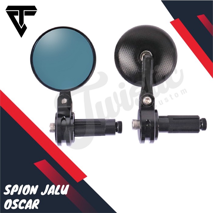 Spion Jalu Bulat Motor Custom Oscar W175 XSR Benelli Vespa Universal