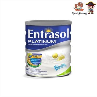 

terbaru !!! kalbe entrasol platinum new vanila 800 gram ready