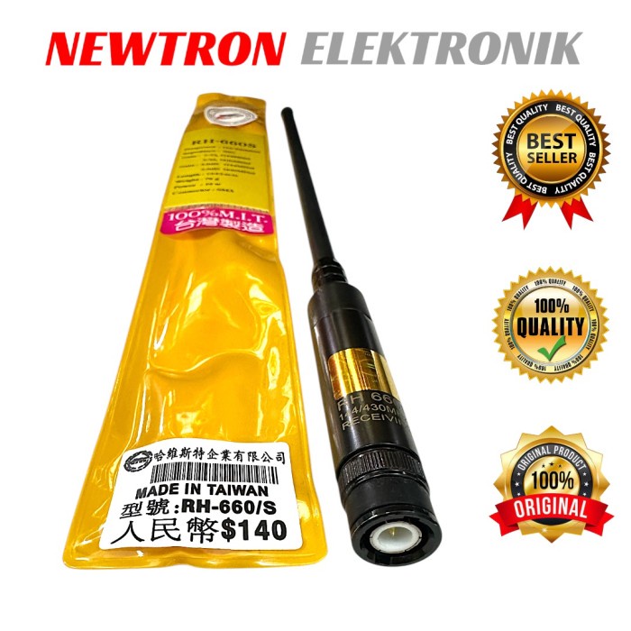 terbaru  antena rh-660s bnc dualband vhf uhf model tarik telescopic rh660s ht icom ic-v80 alinco
