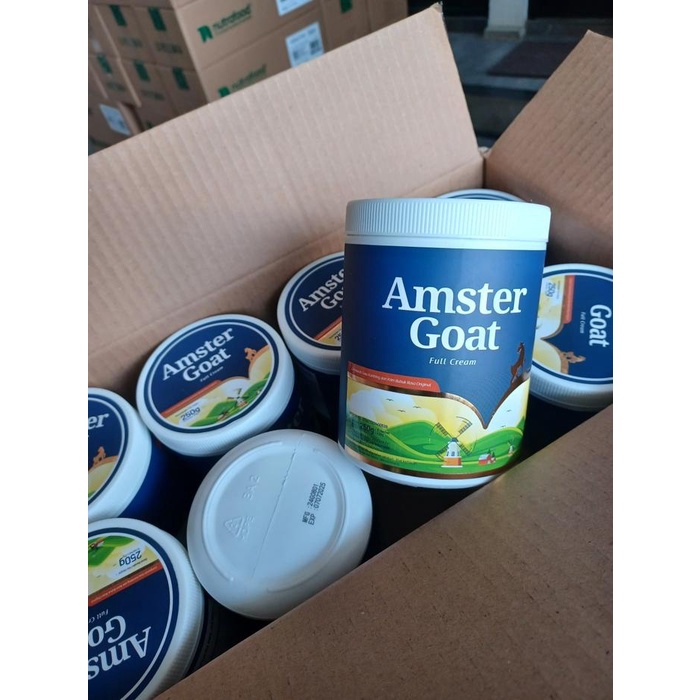 

terbaru !!! paket bronze ( 3 pcs ) 250gr bpom official seller amstergoat susu kambing belanda dengan