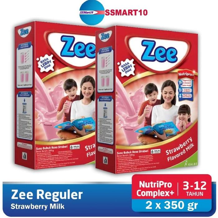 

terbaru !!! zee reguler box - 2x340gr & 875gr susu bubuk ready