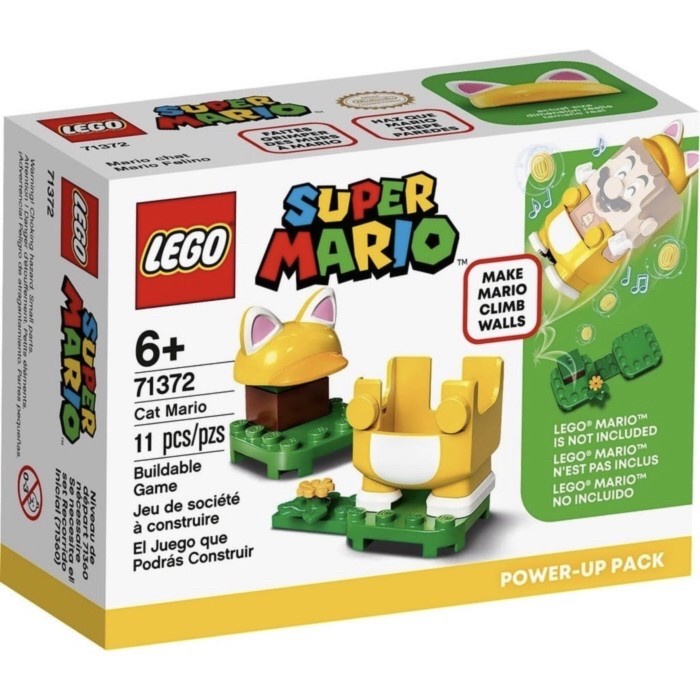 Lego 71372 Mario Power Up Pack Cat Mario Outfit Baju Lego Mario Cat
