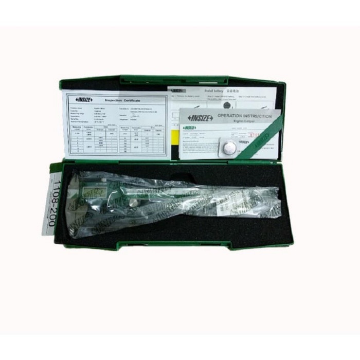 Insize 1108-200 sigmat digital caliper 8"
