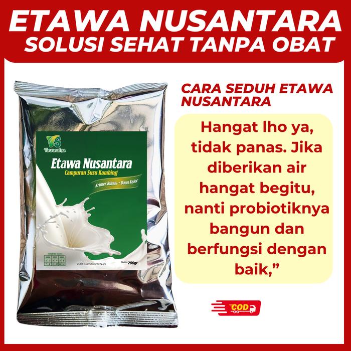 

SUSU KAMBING ETAWA BUBUK NUSANTARA 1KG PLUS KELOR MILK DAIRY BEST SELLER