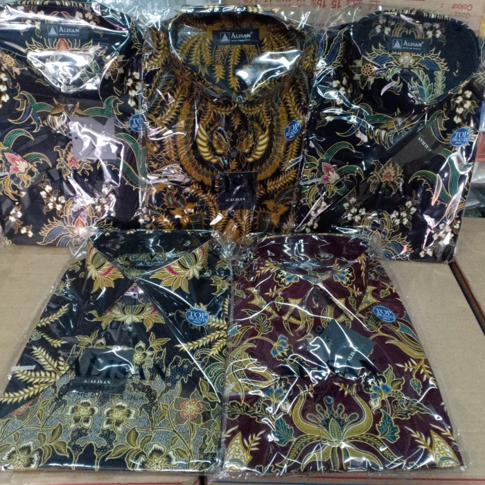 Kemeja Alisan Lengan Pendek Batik Jumbo 17.5