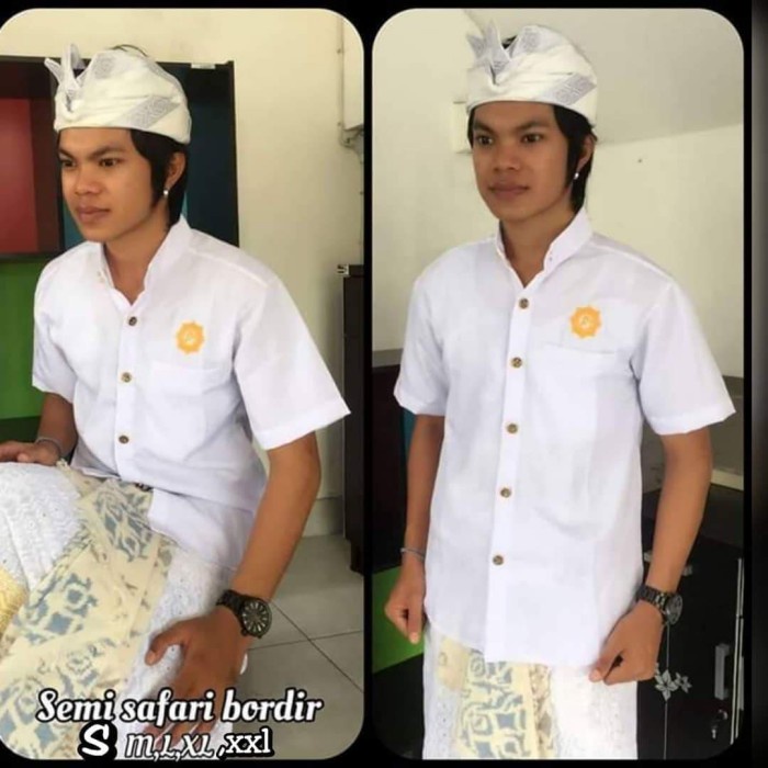 Baju Adat Bali Safari Pria Khas Bali