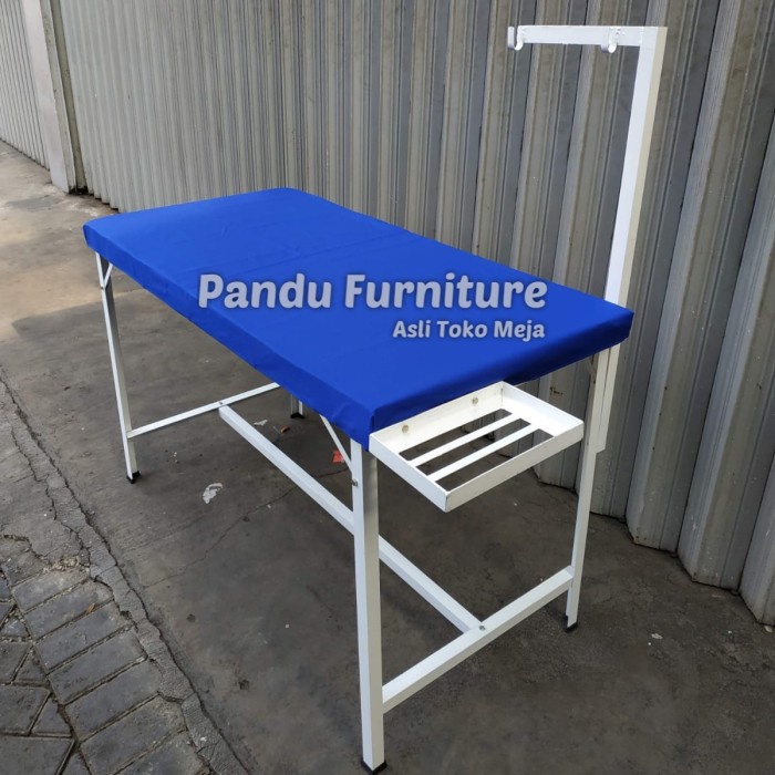 Meja Setrika Uap Laundry Tiang dan Tatakan