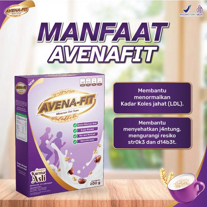 

Avenafit Paket 2 Box Bantu Menormalkan Kadar Koles Sudah BPOM Halal Dan
