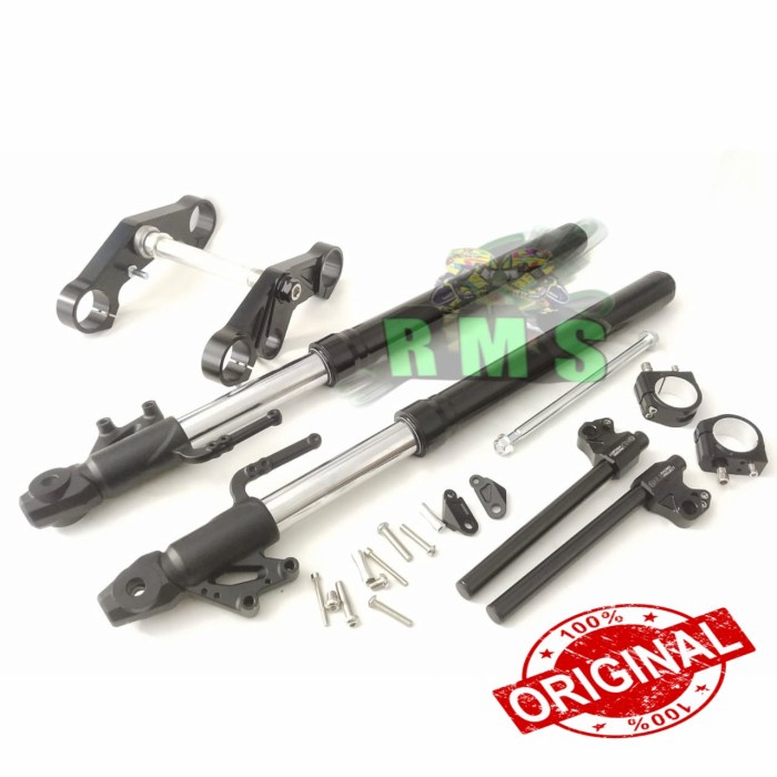 SHOCK DEPAN USD UPSIDE DOWN R25 MT 25 NINJA 250 FI NUI RACING ORIGINAL