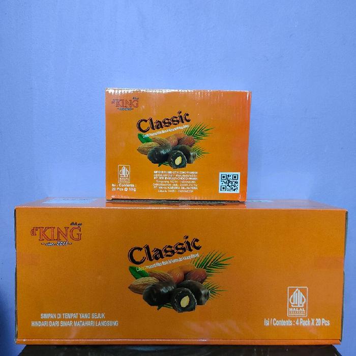 

1 Dus (4 Kotak) Classic Cokelat isi Kurma dan Kacang Almond