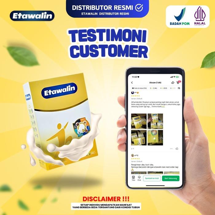 

Susu Etawalin 3 Box Original Minuman Susu Serbuk Kambing Etawa Distributor Resmi Milk Etawalin HALAL
