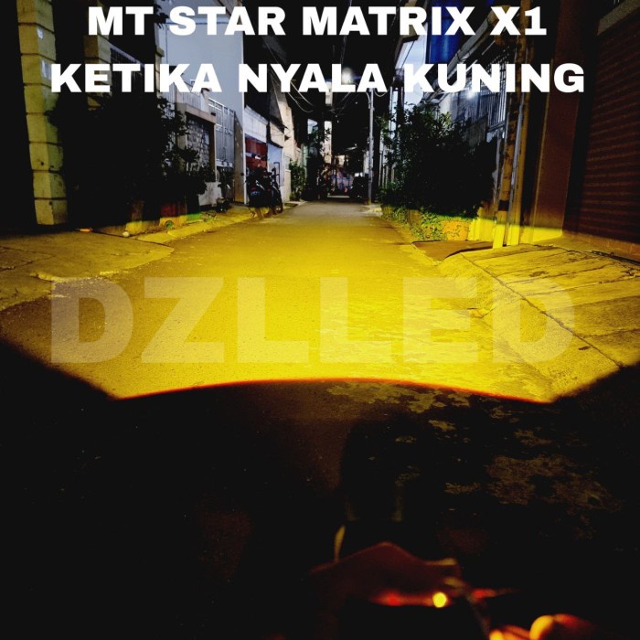 Paling Murah Lampu Utama Led Biled Matrix X1 1.5 Inch Mt Star Free Devil 12V 24V